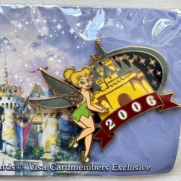 Disney's Visa Cardmember Exclusive 2006 Tinker Bell 3D Pin 45417 - Picture 7 of 7